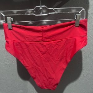 Red High wasted aerie bathing-suit bottoms